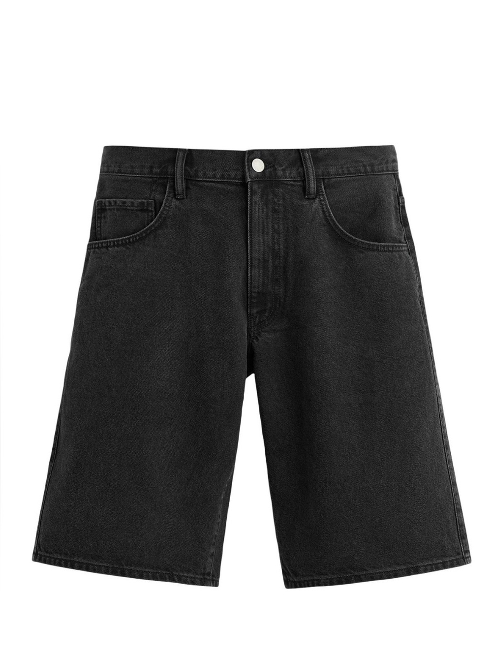 Zara Men's Black Denim Jean Shorts